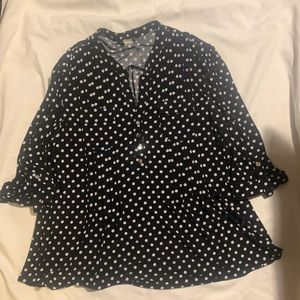 Cute Polka-dot Blouse